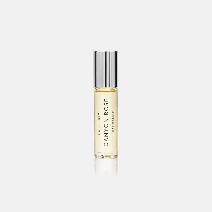 Lake & Skye - Canyon Rose Rollerball Fragrance Oil 0.33 oz (10 ml) - Warm Floral and Vanilla